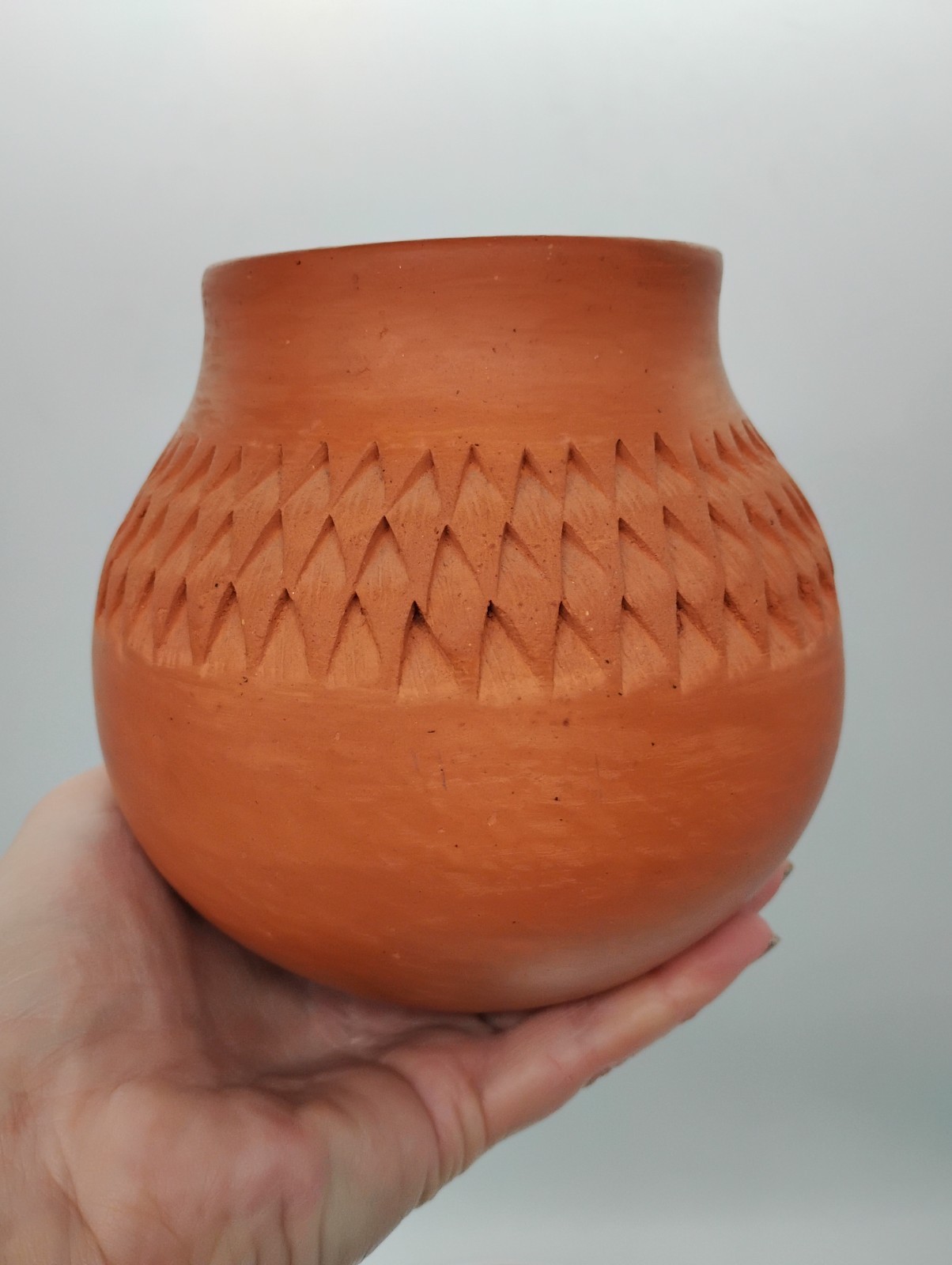 Vintage 70s Hopi Pottery by MAE MUTZ 5.25 
