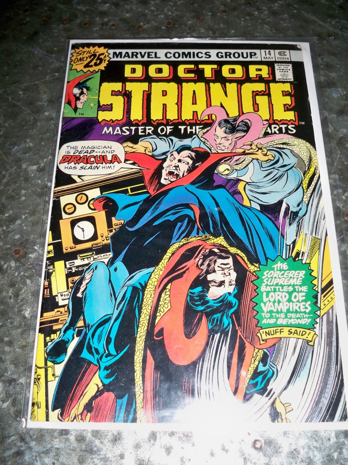 Doctor Strange Master of the Mystic Arts #14 KEY Marvel Comics 1974 Mid-Hi Grade