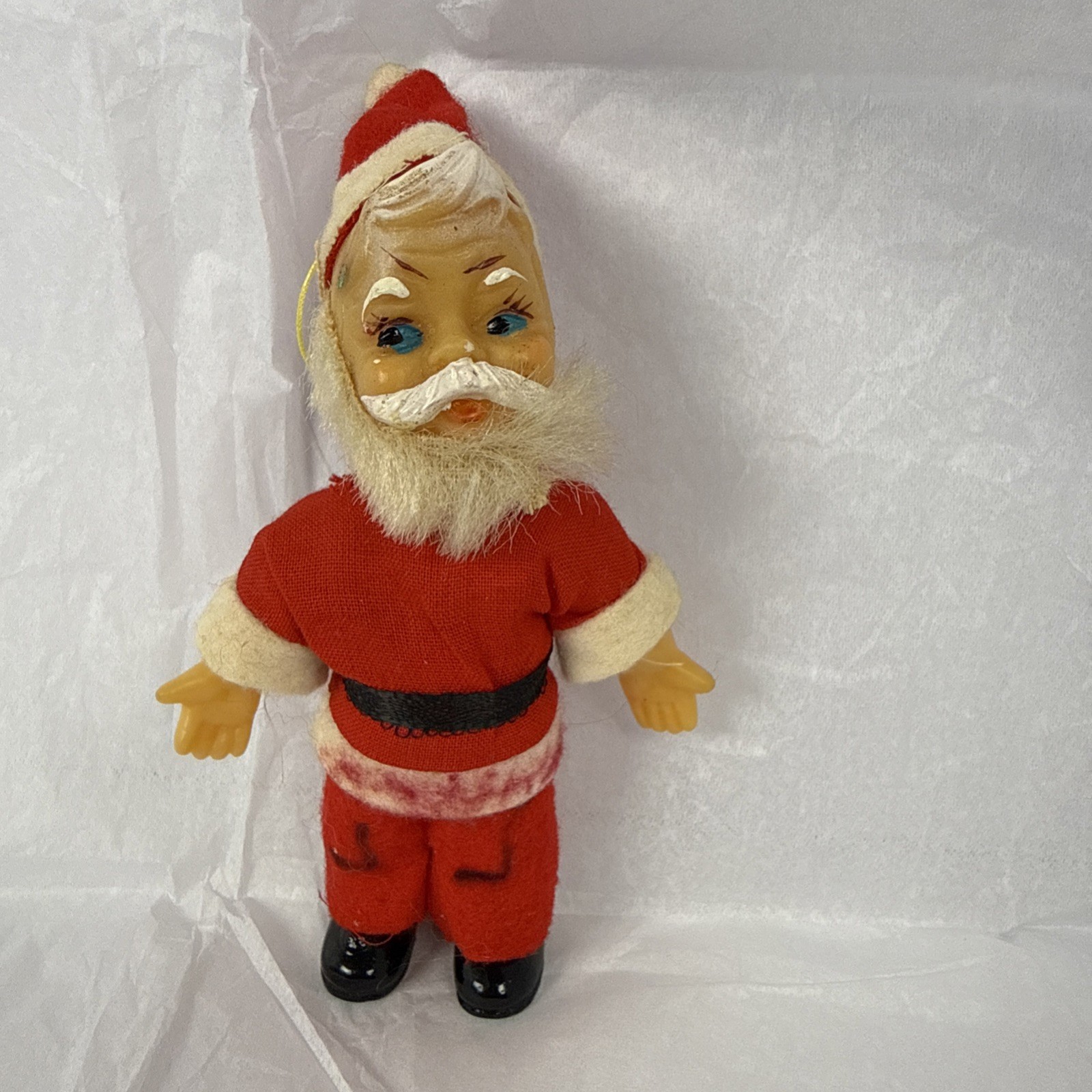 VINTAGE 1960’s SANTA CLAUS WITH RED SUIT CHRISTMAS DECORATION