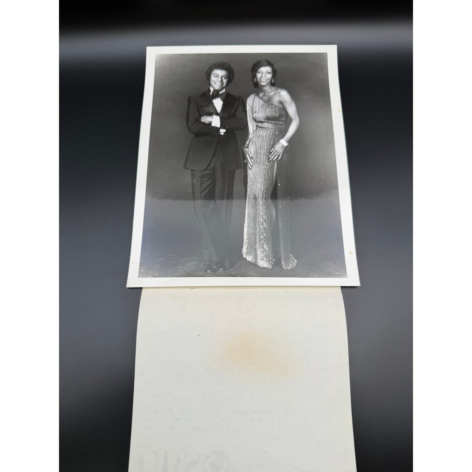 Vintage 1978 Natalie Cole Johnny Mathis CBS Press Photo The Natalie Cole Special