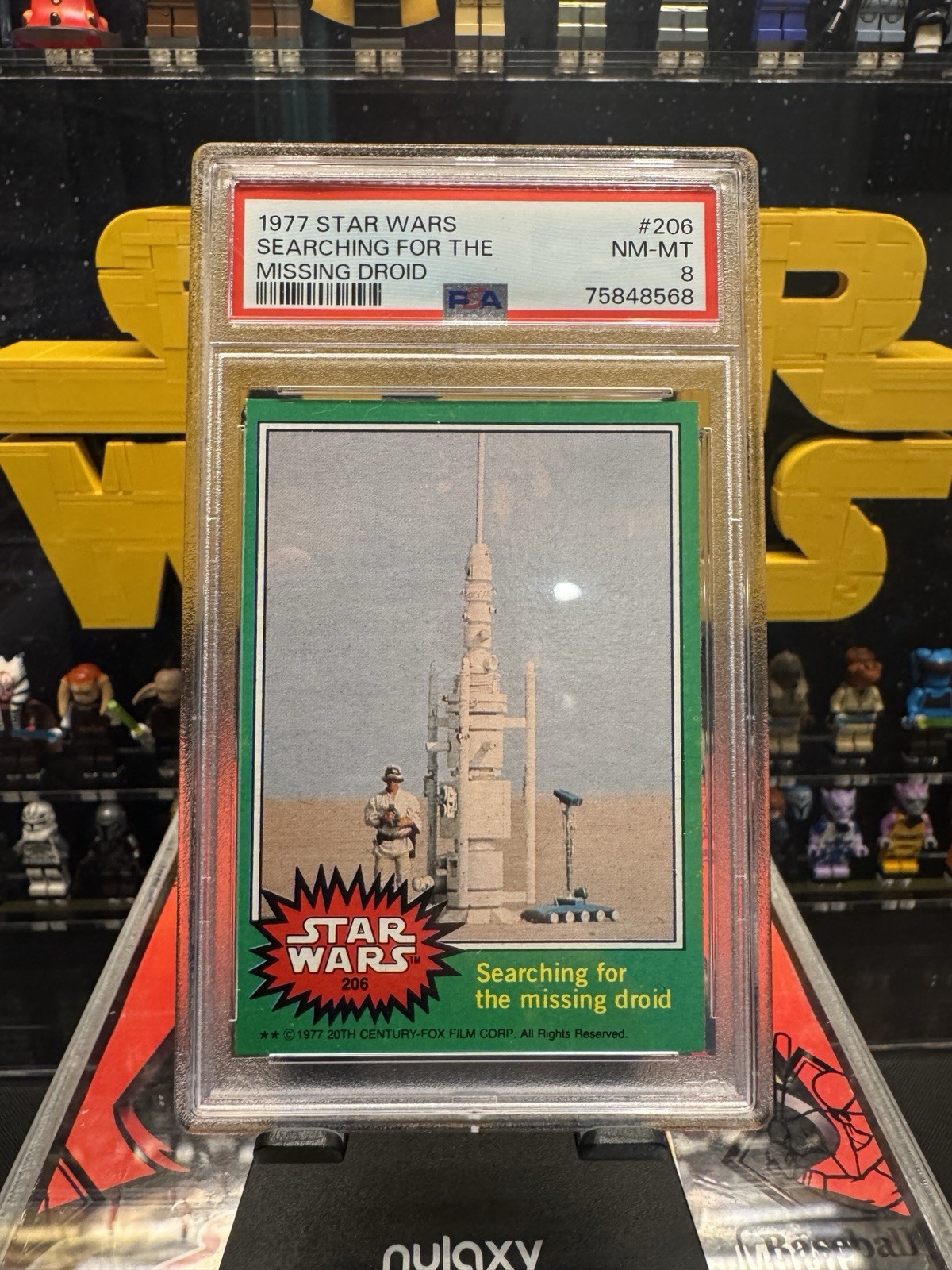 1977 Topps Star Wars #206 Searching for the Missing Droid PSA 8 🔥🔥