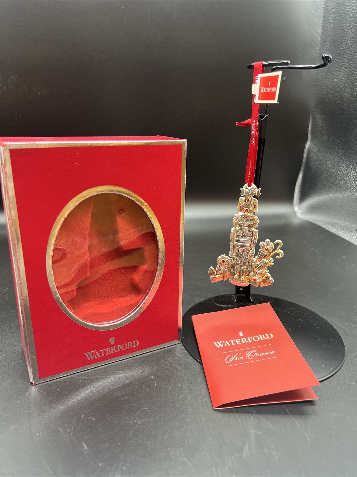 Waterford Silver Nutcracker Christmas Holiday Annual Ornament 2013 NEW