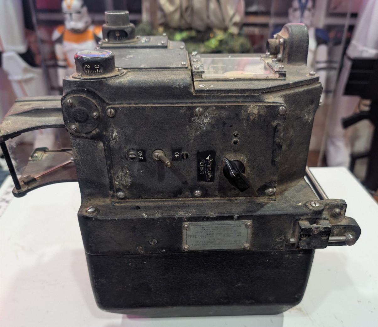 WWII USAAF K-4 Aircraft Gun Sight B-17 Homesick Angel reportly from Restoration