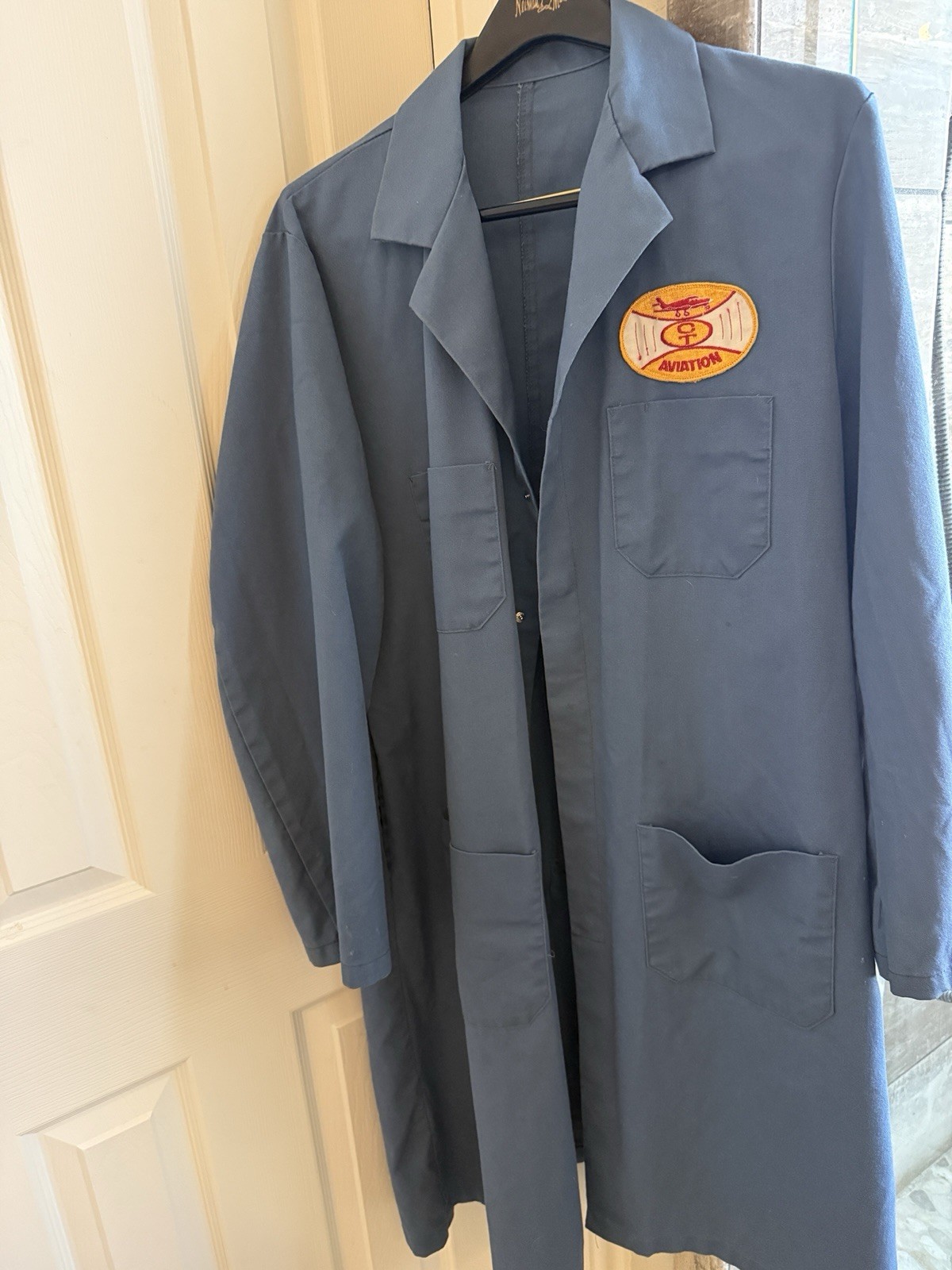 Vintage CT Aviation Mechanic Lab Coat