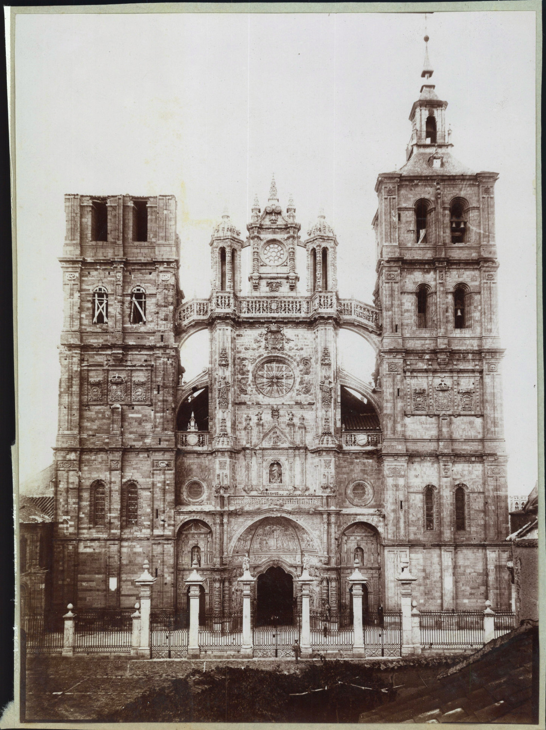 Spain, Astroga, Cathedral of Santa María de Astorga Vintage Tirage print, T