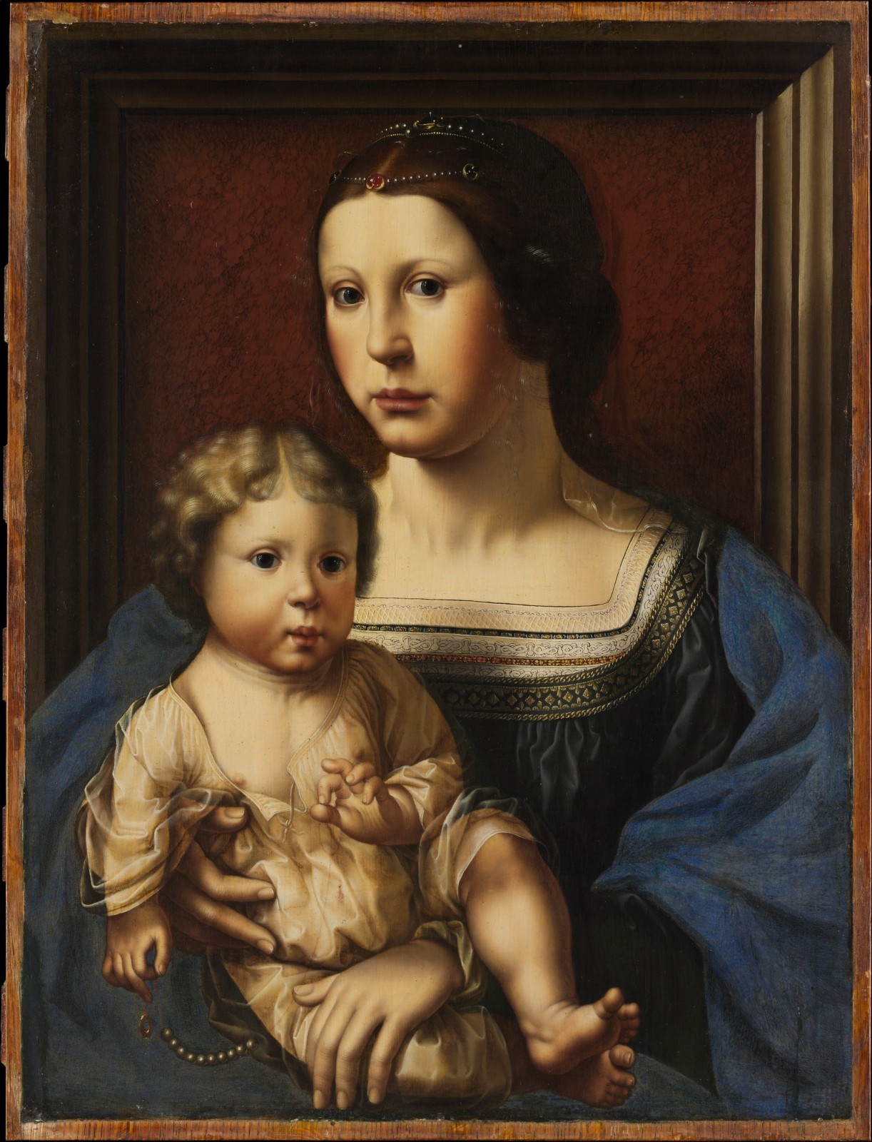 Anna van Bergen (1492–1541) and Her Son Hendrik by Gossart 8x10 Photo Reprint