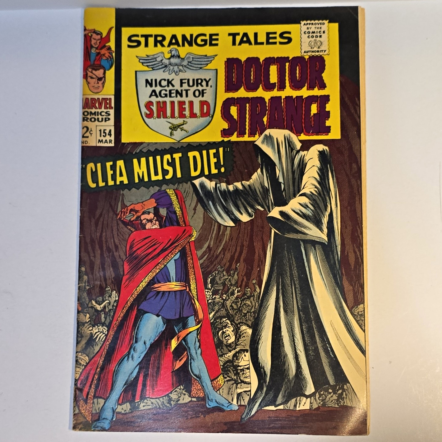 Marvel Strange Tales #154 (Mar 1966) Nick Fury/Doctor Strange \