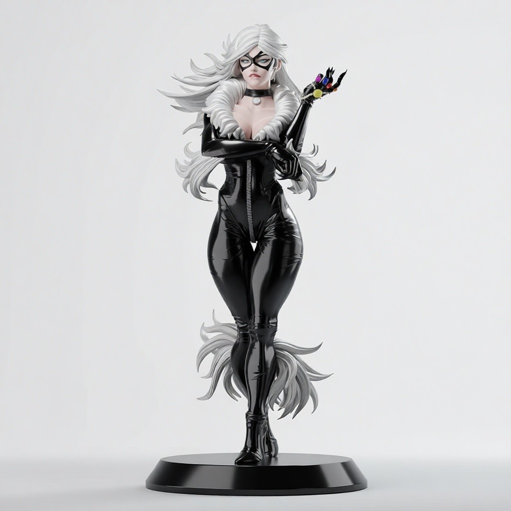 Felicia Hardy / Black Cat Resin 3D Print Figure