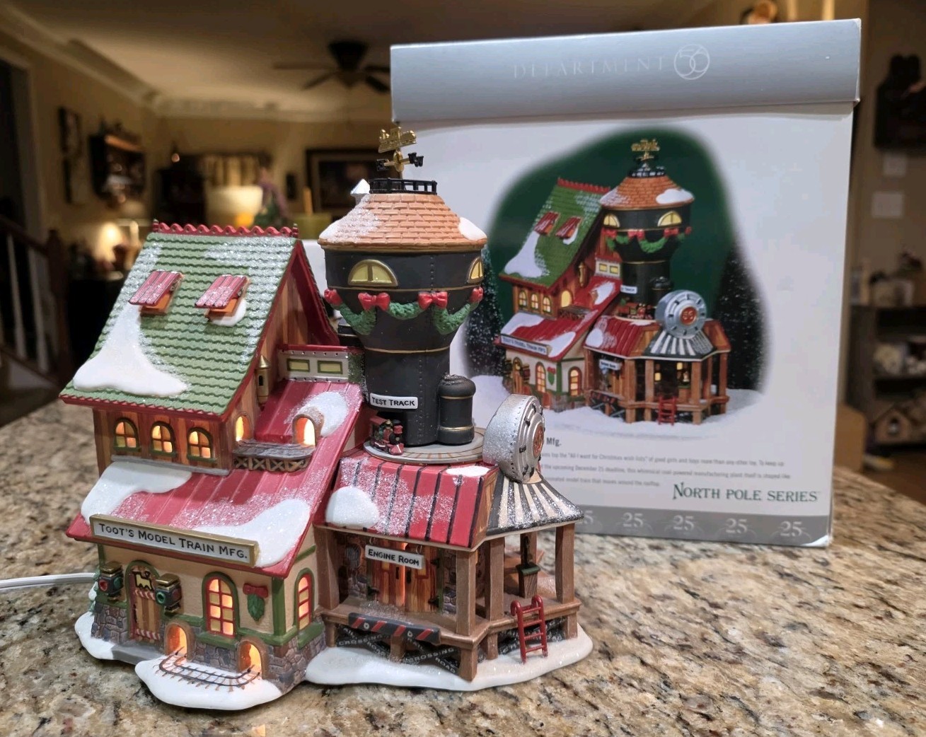 Dept 56 Toot\'s Model Train Mfg North Pole Series 56.56728 Limited Edition 2000