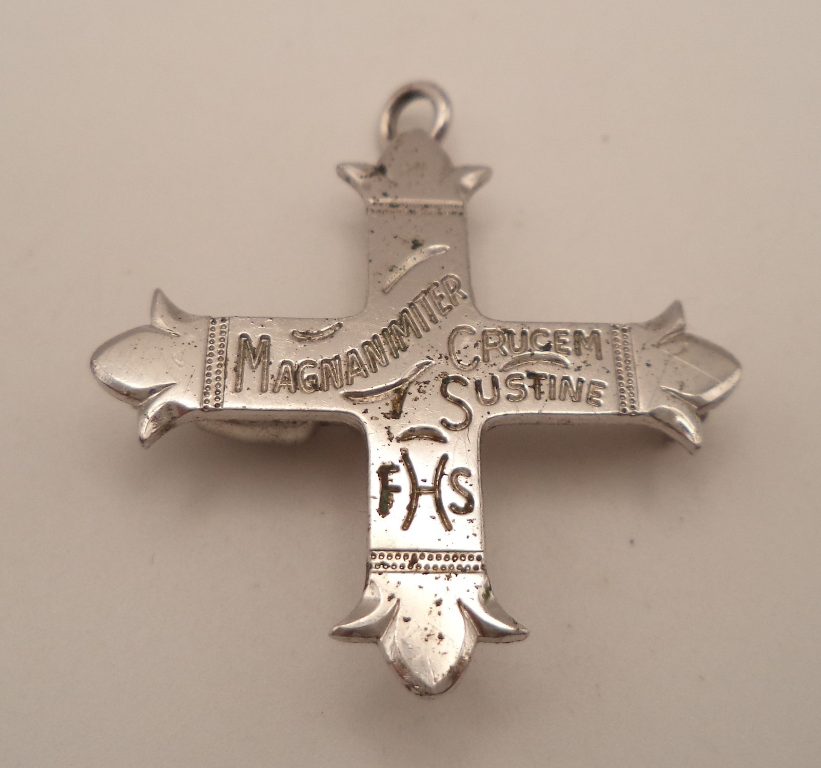 Rare Vintage Tiffany & Co Sterling Silver DOK Cross Pin Badge Medal FHS 3.53g Rare Vintage Tiffany & Co Sterling Silver DOK Cross Pin Badge Medal FHS 3.53g