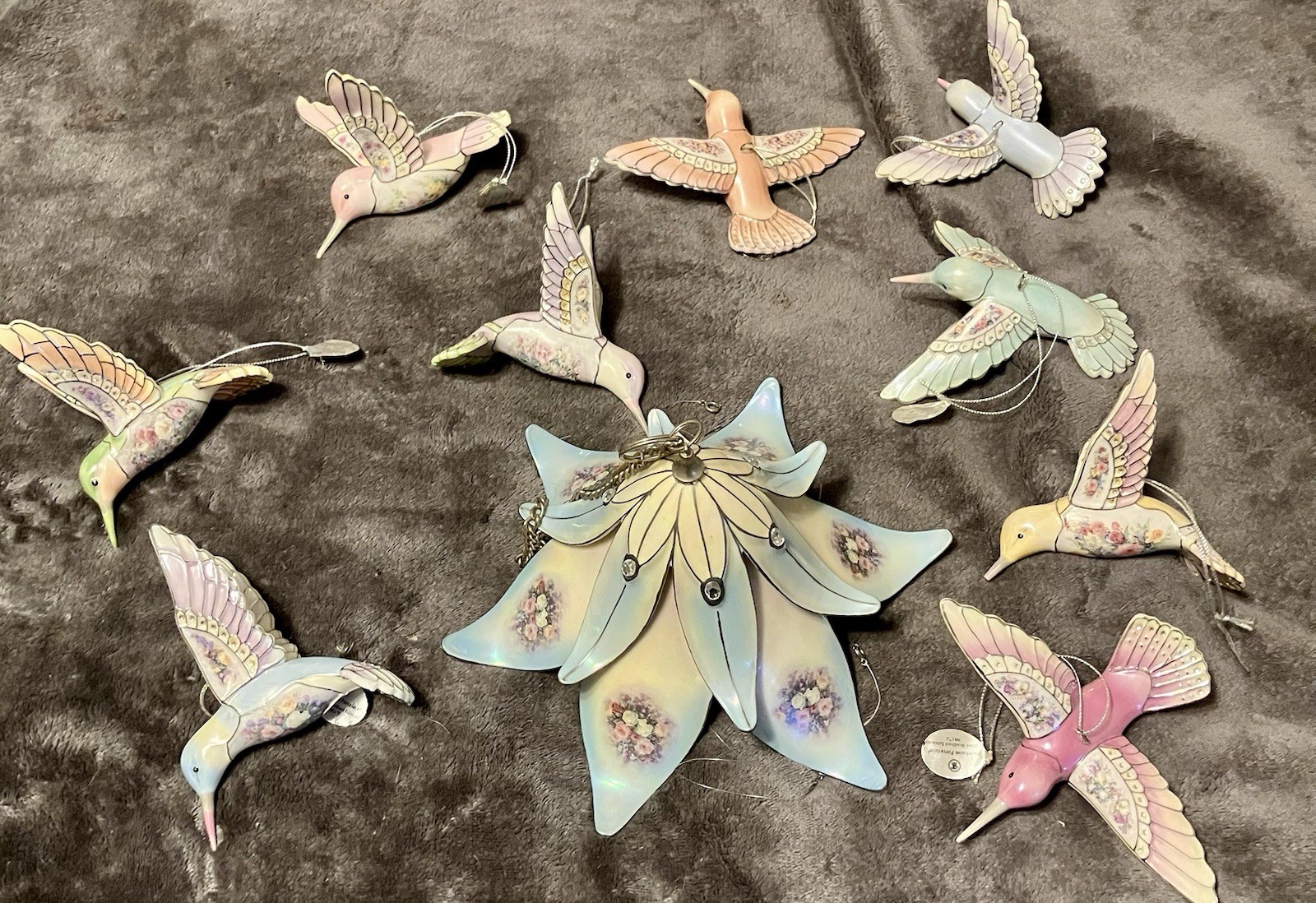 LENA LIU'S PRECIOUS JEWELS HUMMINGBIRD MOBILE 10 PCE SET