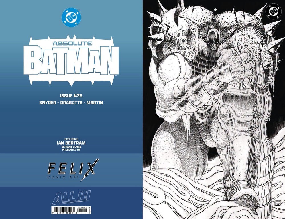 ABSOLUTE BATMAN #25 FELIX COMIC ART IAN BERTRAM FOIL EXCLUSIVE ABSOLUTE BATMAN #25 FELIX COMIC ART IAN BERTRAM FOIL EXCLUSIVE
