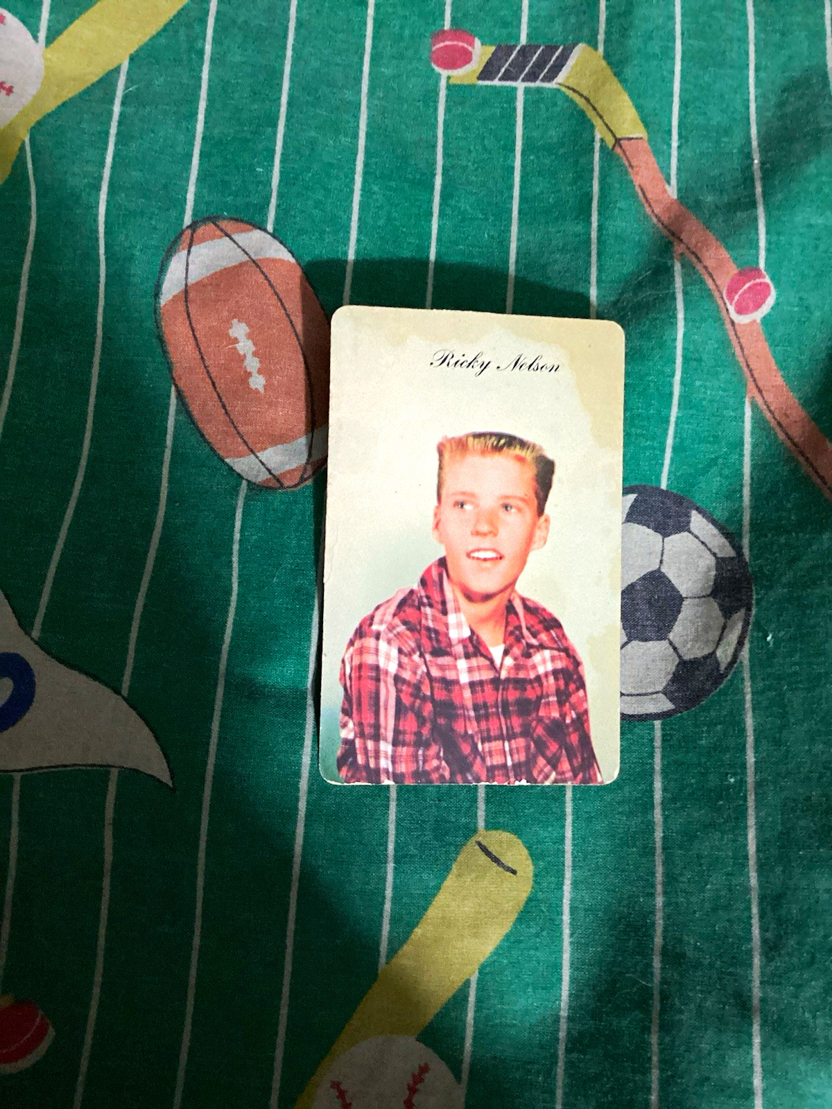 Ricky Nelson TV & Radio Star Mother’s Cookies 1953 non-sport card #4 good