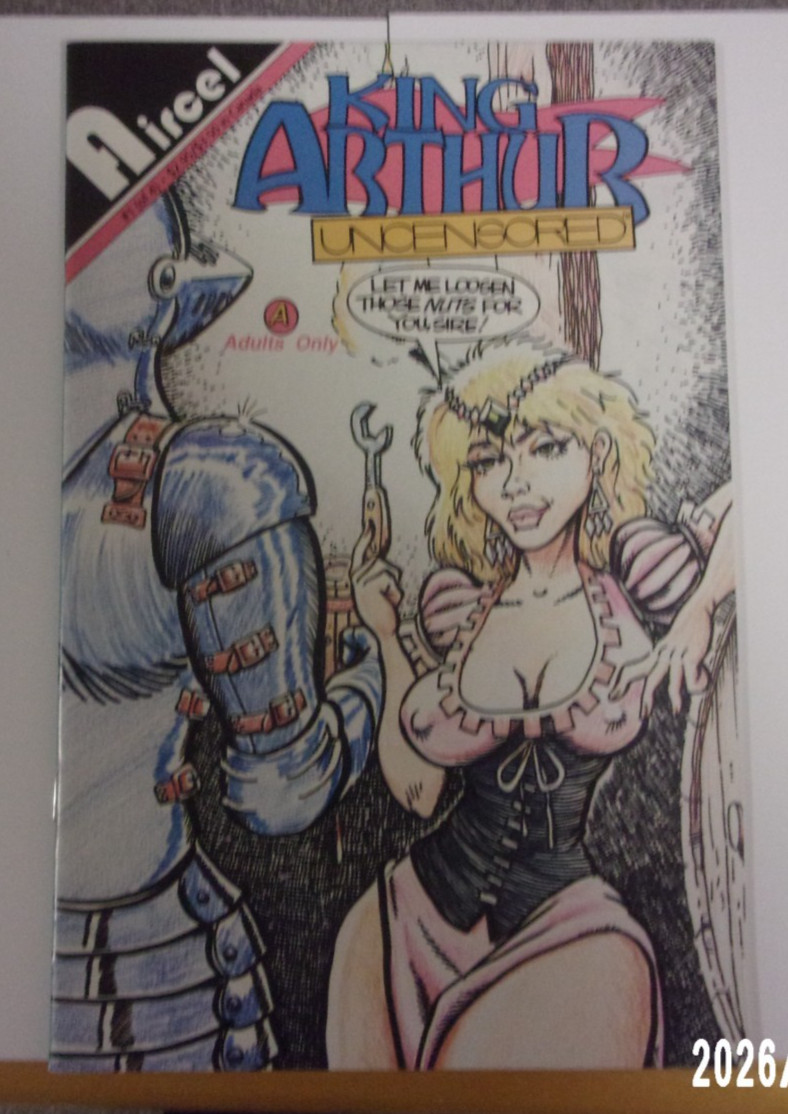 KING ARTHUR UNCENSORED #1 1992 VF+ OR BETTER AIRCEL/MALIBU