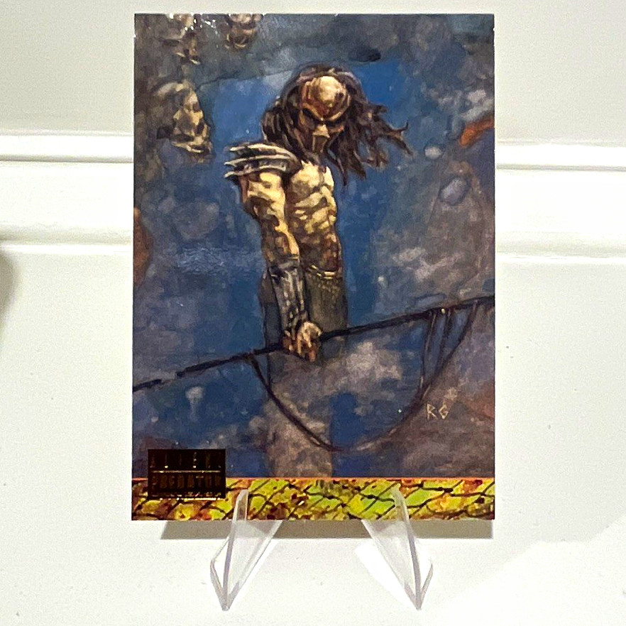 Topps 1994 Predator Base Set Trading Card #45 Predator - Art by Rebecca Guay