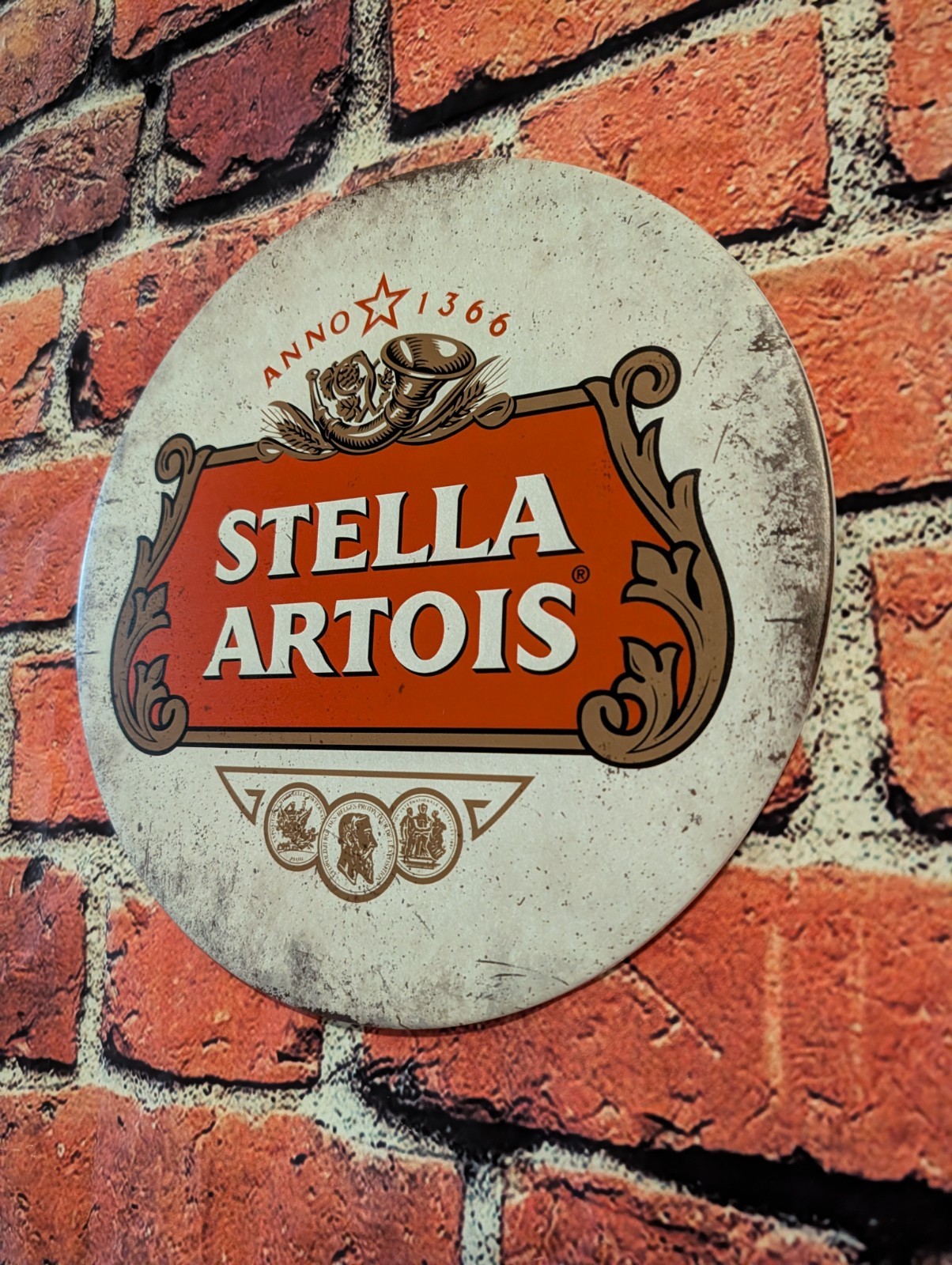 Stella Artois Premium Belgian Lager Beer Metal Sign  | 12\