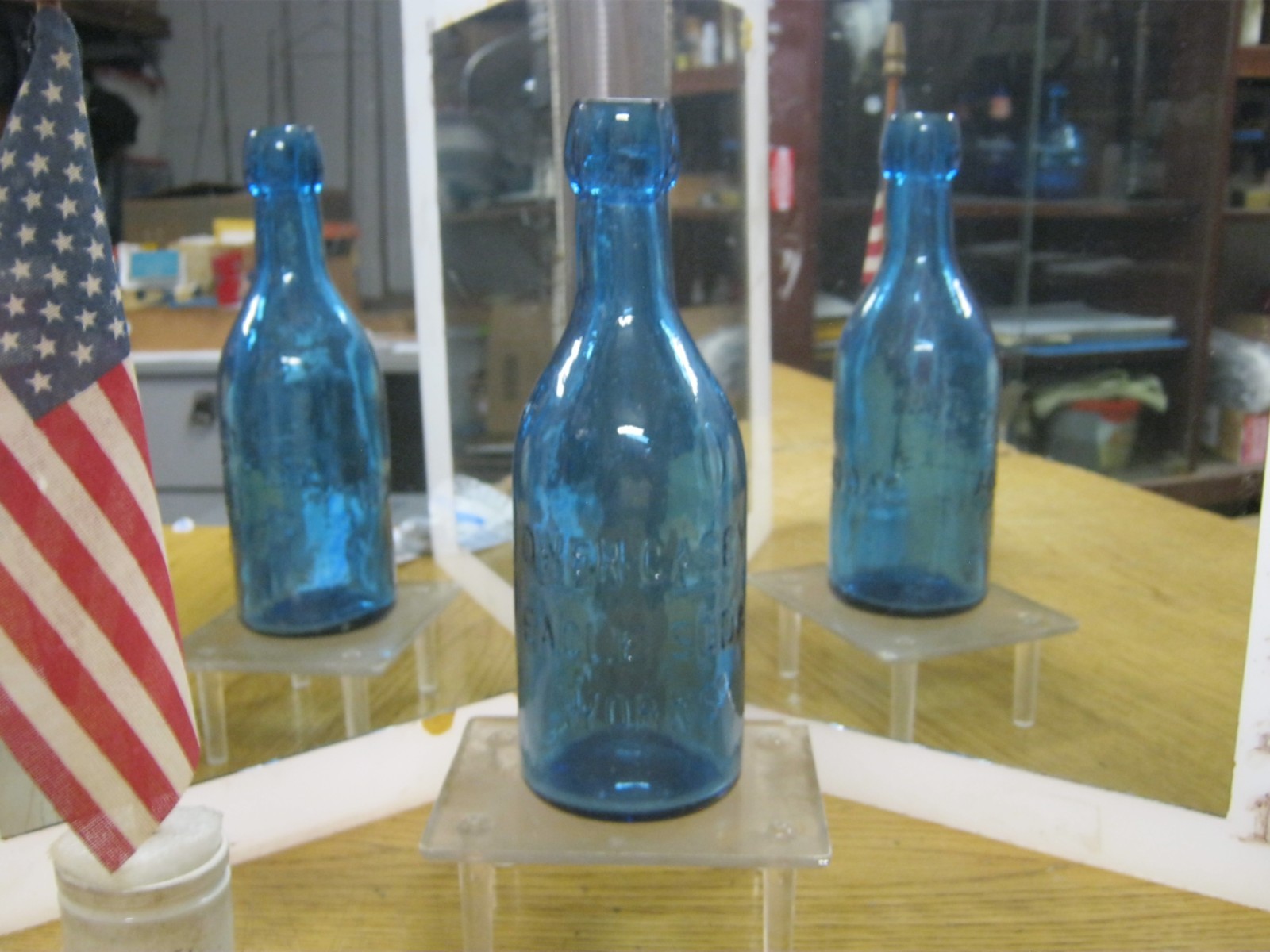 *ELECTRIC* COBALT BLUE~1870\'S~OWEN CASEY EAGLE SODA WORKS~SAC CITY~SACRAMENTO,CA *ELECTRIC* COBALT BLUE~1870\'S~OWEN CASEY EAGLE SODA WORKS~SAC CITY~SACRAMENTO,CA