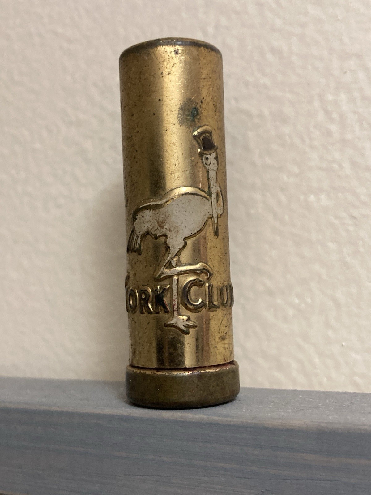 Vintage Rare Lipstick Holder (w/Lipstick) from Iconic NYC Stork Club Nightclub