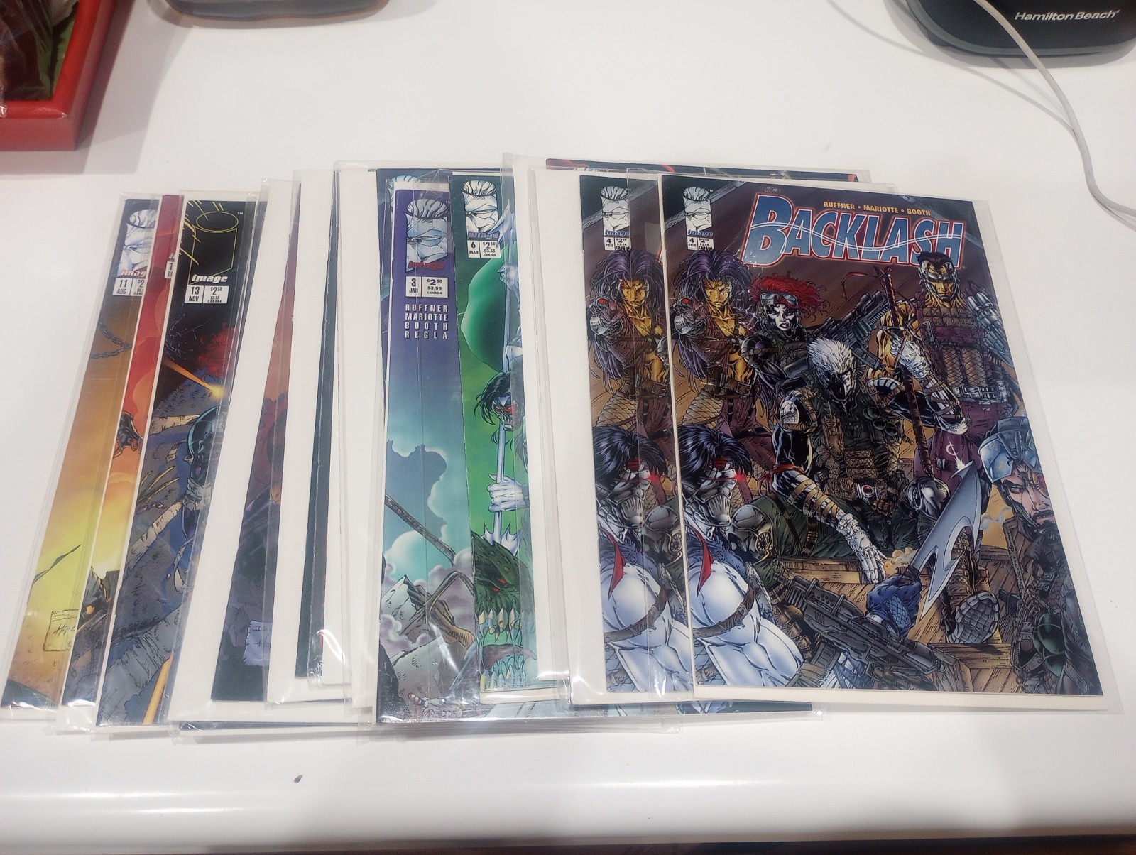 Backlash Comic Book Lot of 12