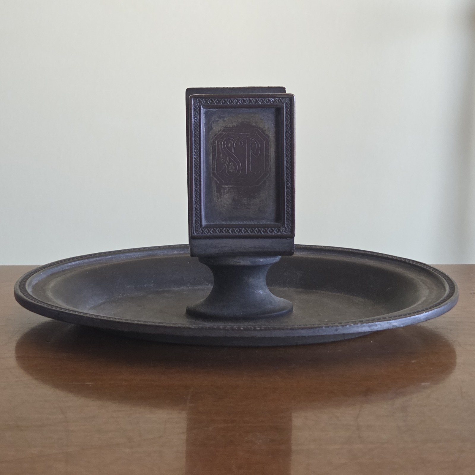 1920s Sheridan Plaza Hotel Chicago Matchbook Holder Ashtray Albert Pick & Co