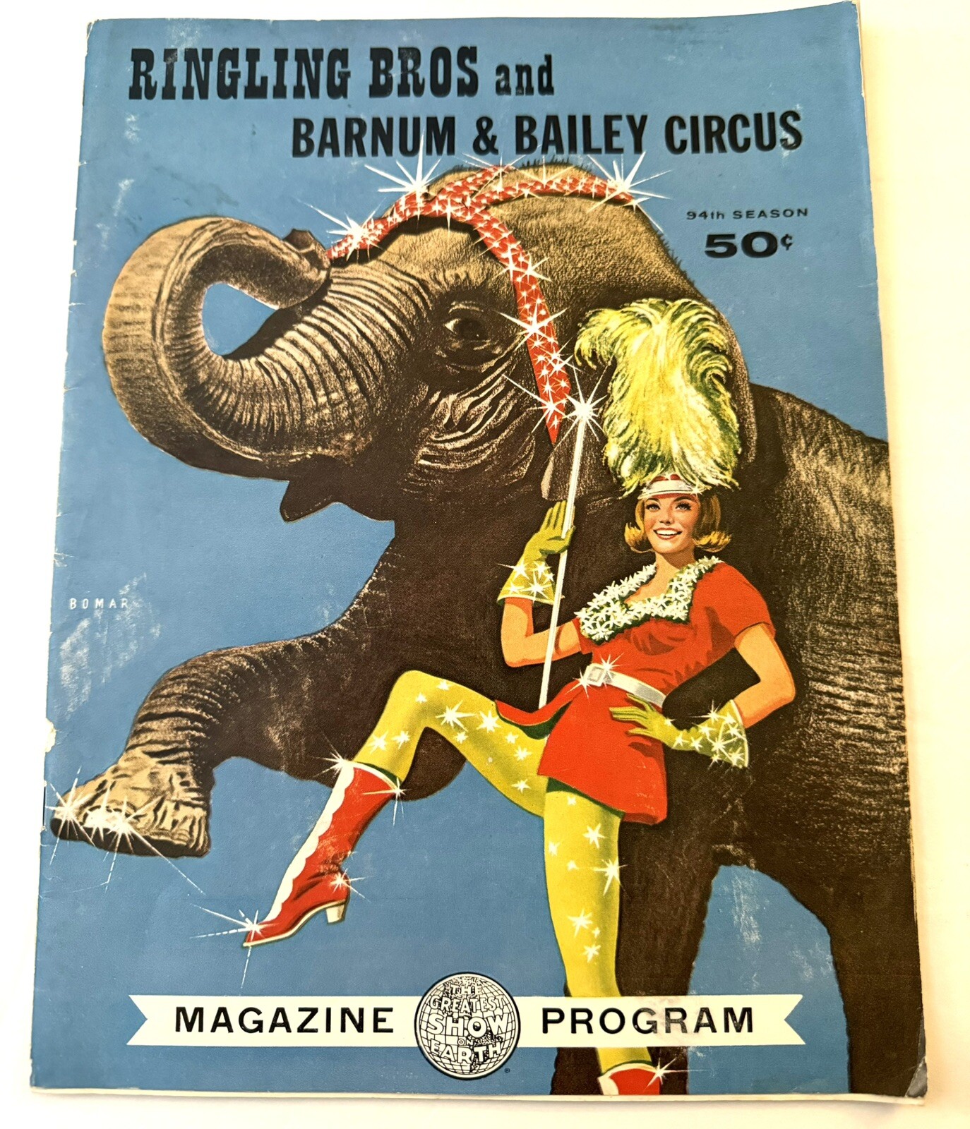 Vintage 1964 Ringling Bros Barnum & Bailey Circus Program 94th Season
