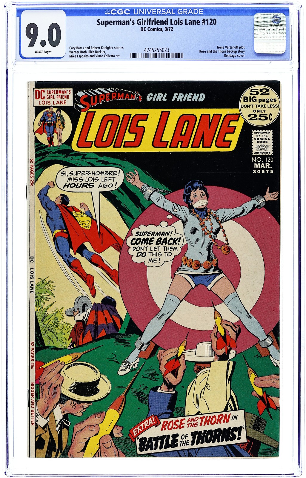 Superman's Girlfriend Lois Lane #120 CGC 9.0 1972 4745255023
