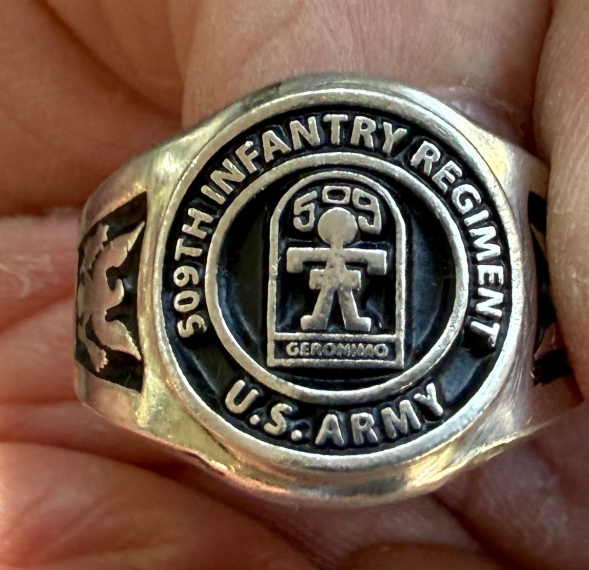 509th Airborne Battalion Man's Ring