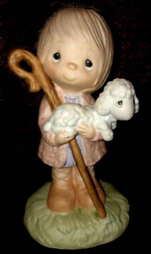 1978 Rare Vintage Precious Moments Christmas Manger Shepherd Jonathan David Gift 1978 Rare Vintage Precious Moments Christmas Manger Shepherd Jonathan David Gift