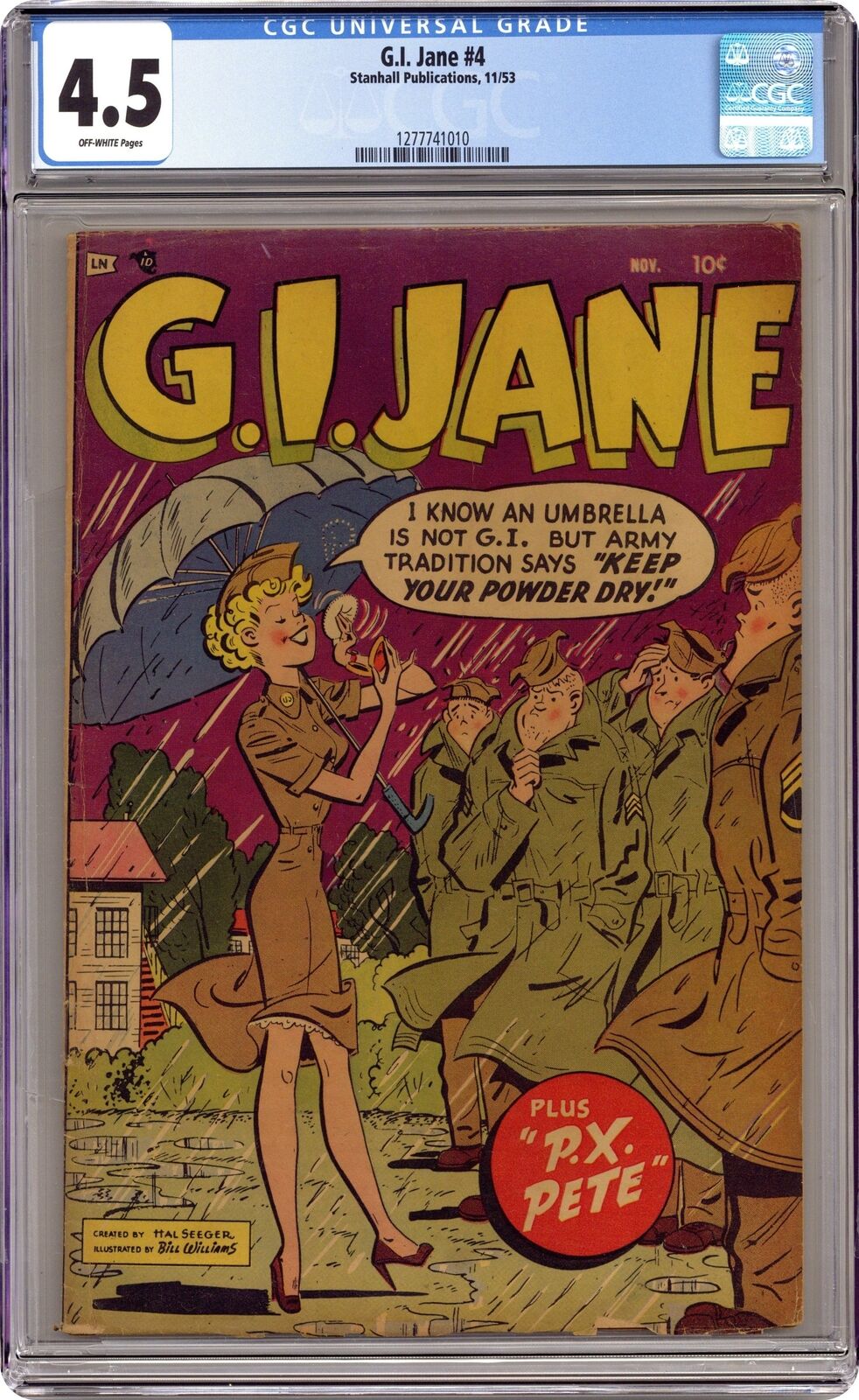 GI Jane #4 CGC 4.5 1953 1277741010