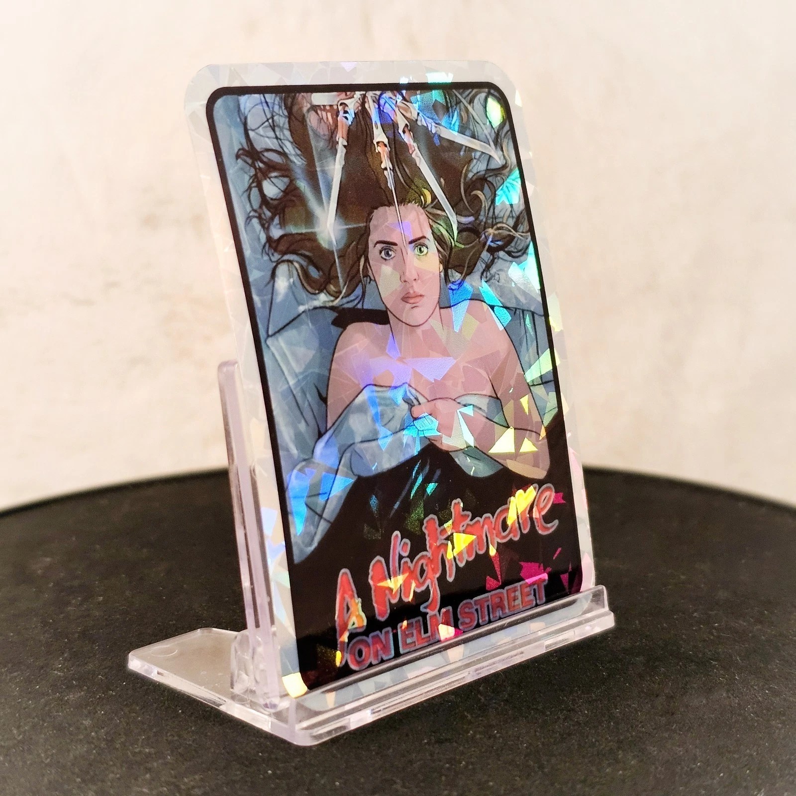 Vending Machine Prism Super Stickers 80s 90s Vtg Style Horror Foil Card Series 1