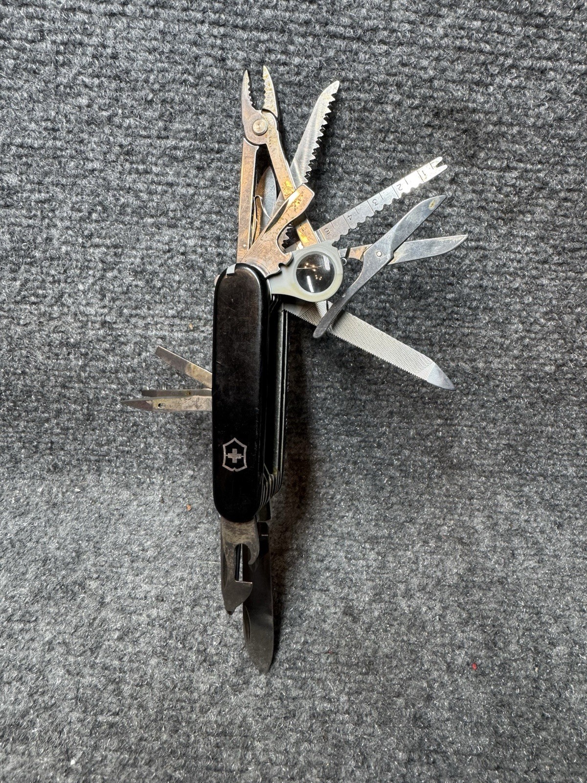 Vintage Victorinox Original Champion Swiss Army Knife Black