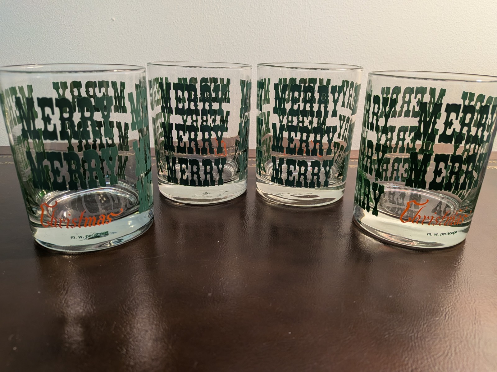 Set of 4 Vintage M.W. Periscope \