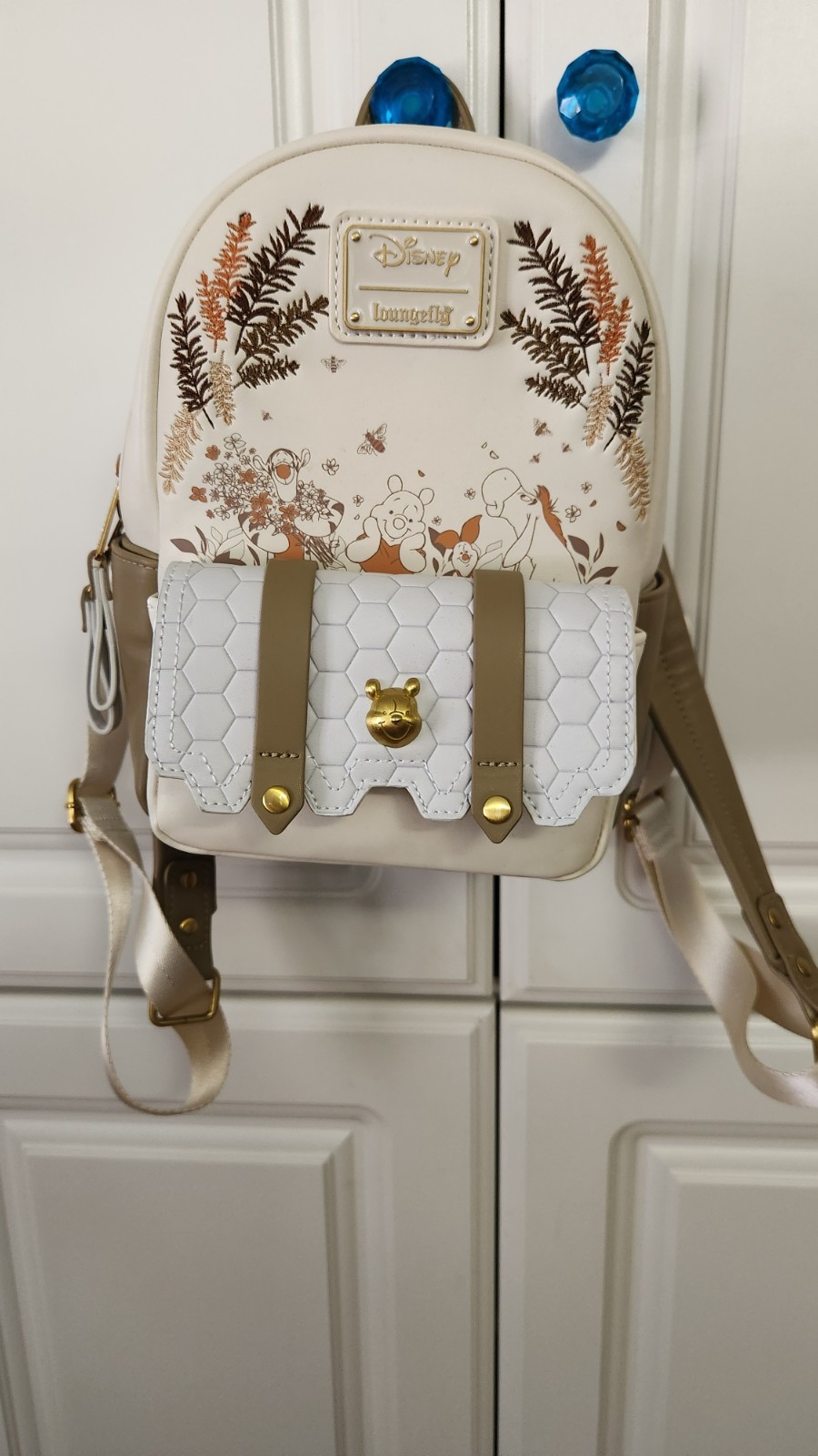 DISNEY LOUNGEFLY WINNIE THE POOH HONEYCOMB BACKPACK