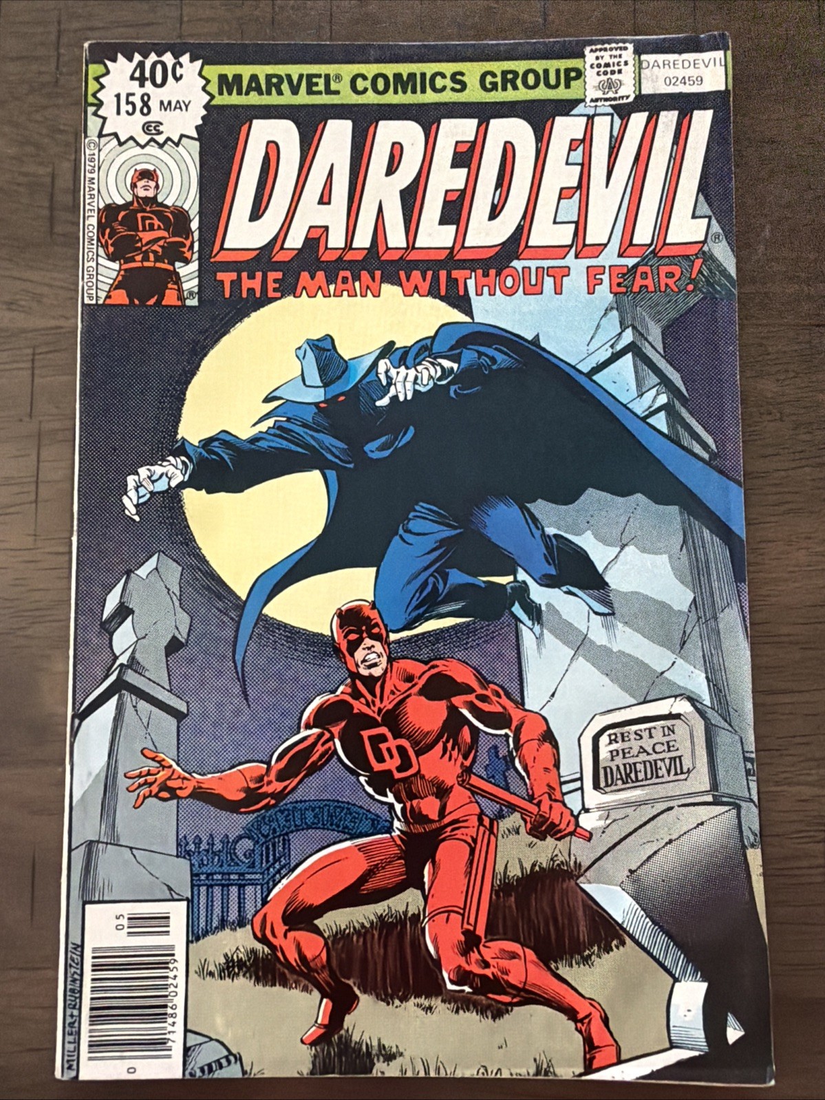 Daredevil #158 (1979) 1st Frank Miller on Daredevil Newsstand Key Issue