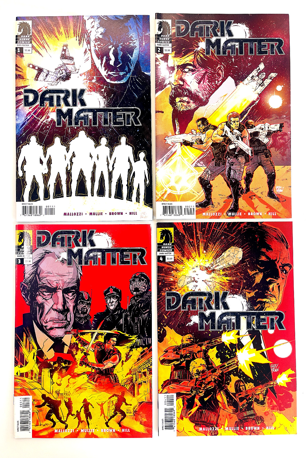 🗝️Dark Matter #1-4 Complete Series KEY 2012 Dark Horse TV Source FN/NM