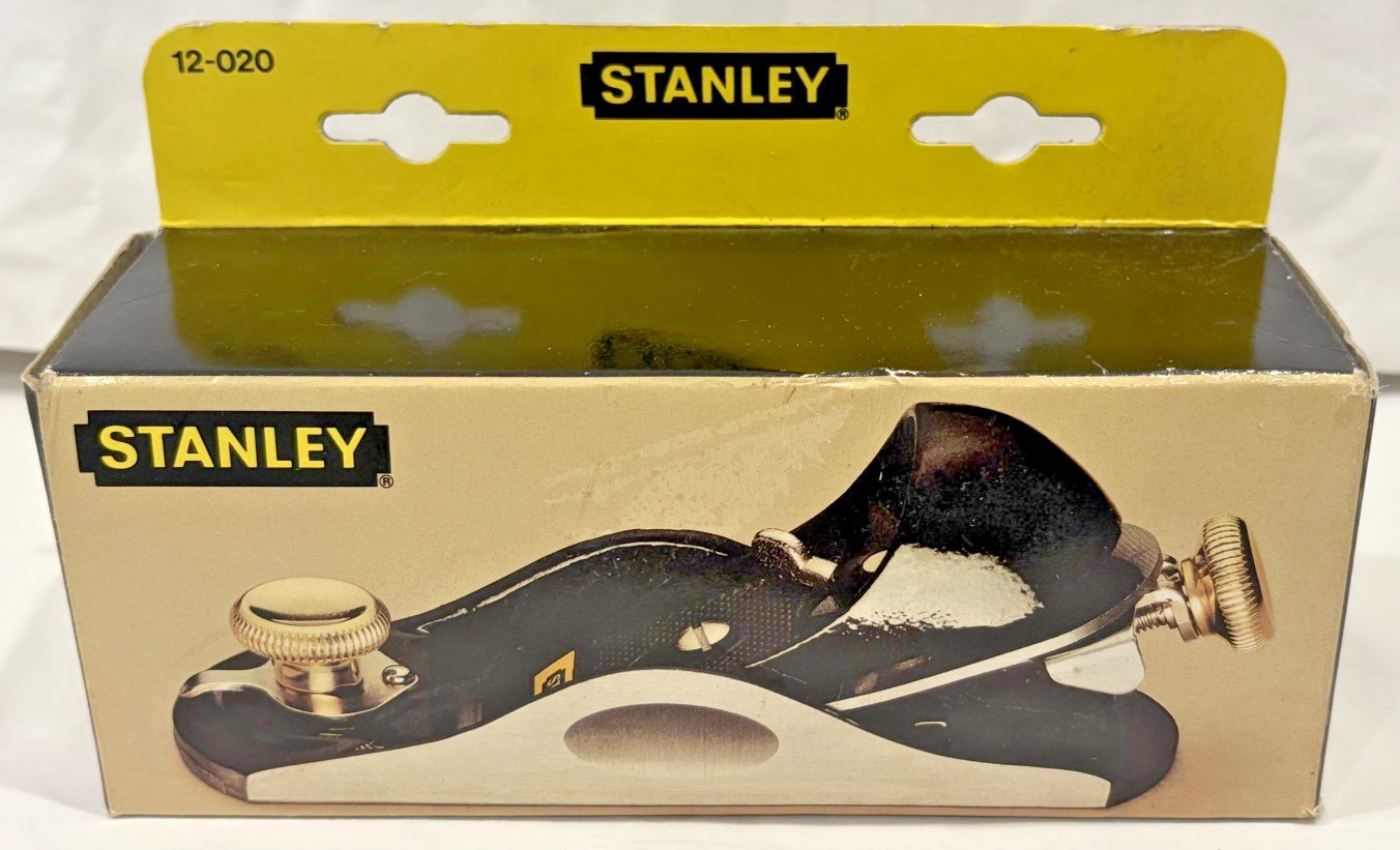 Vintage 1990\'s NOS Stanley Plane 12-020 (9 1/2) Fully Adjustable Block w/ Box