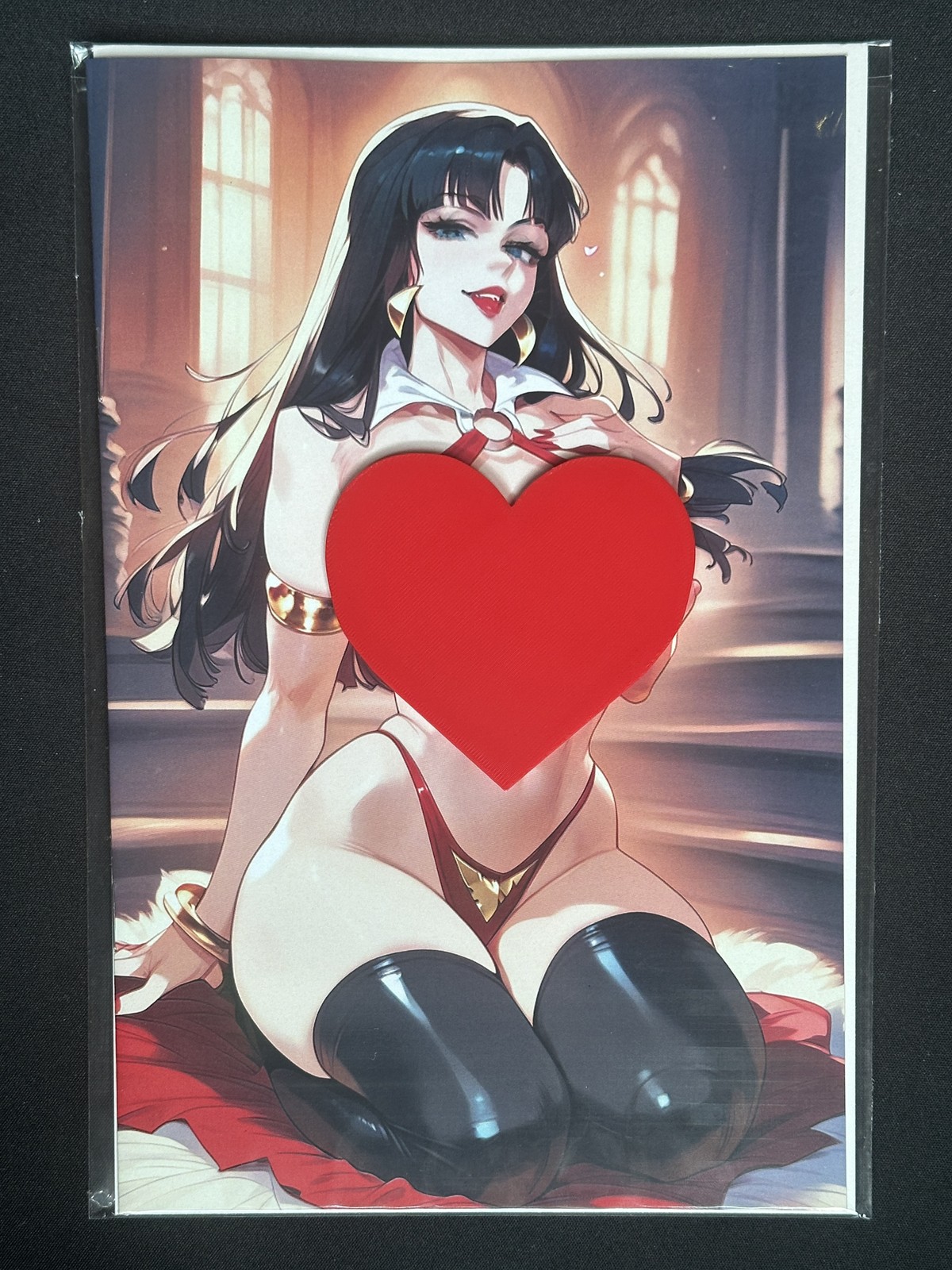 Keys Comics Vampirella Naughty Virgin Cover LTD 100