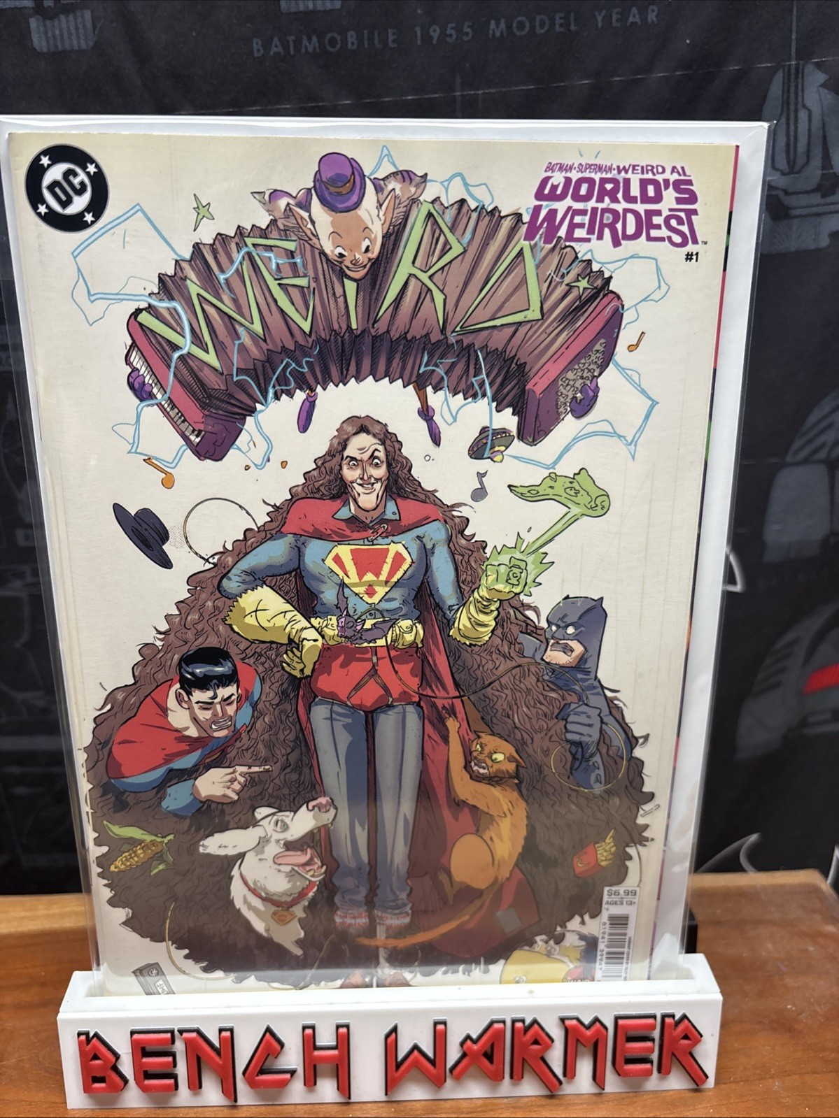 Batman Superman Weird Al Worlds Weirdest #1 (One Shot) Cover C Riley Rossmo Batman Superman Weird Al Worlds Weirdest #1 (One Shot) Cover C Riley Rossmo