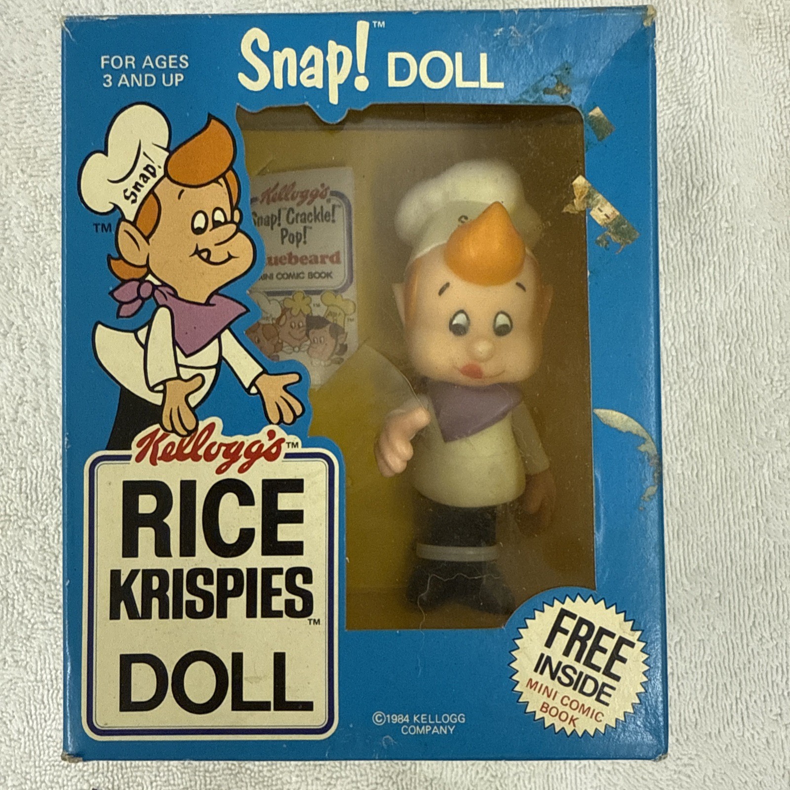 LNIB 1984 Kellogg’s “Snap” Rice Krispies Doll Opened LNIB 1984 Kellogg’s “Snap” Rice Krispies Doll Opened