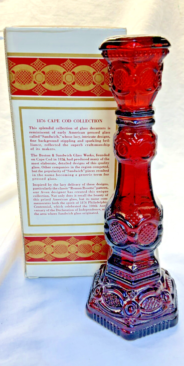 Avon Vintage 1876 Cape Cod Collection 8.75” Candlestick No Candle