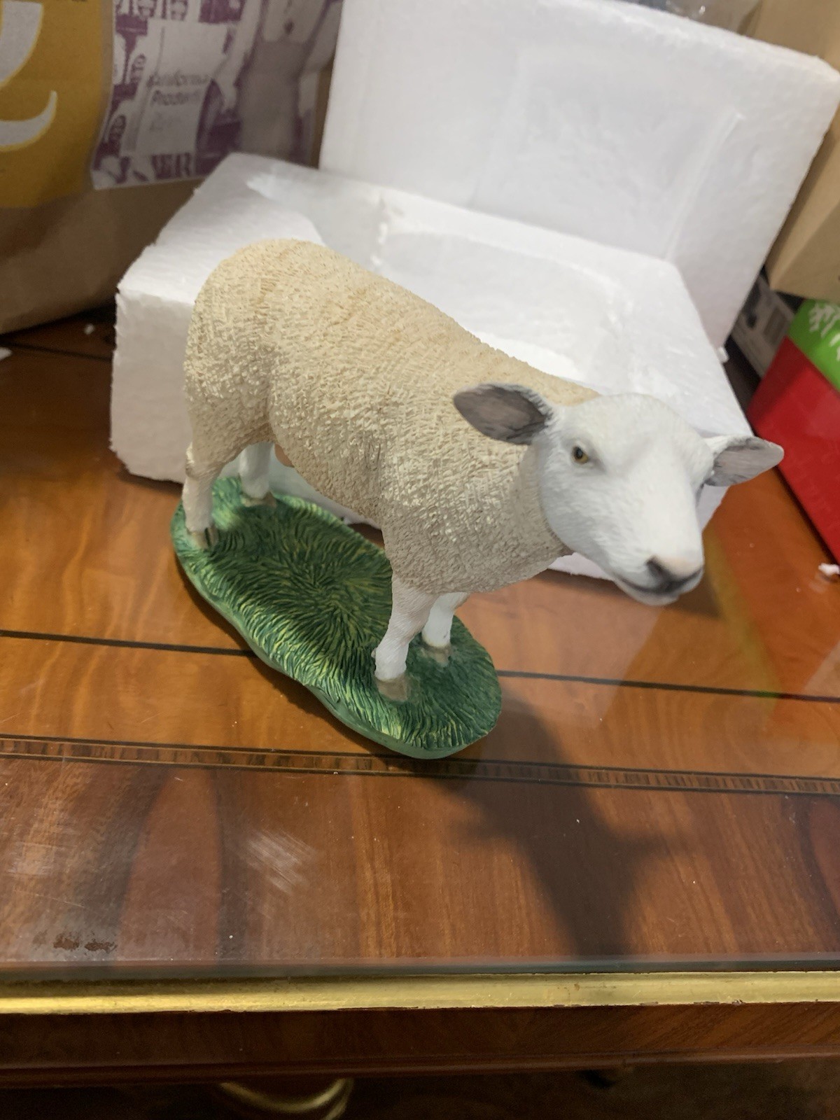 Vintage  Sherratt & Simpson Texel Ram Rare UK England Sheep 2005 Mint In Box