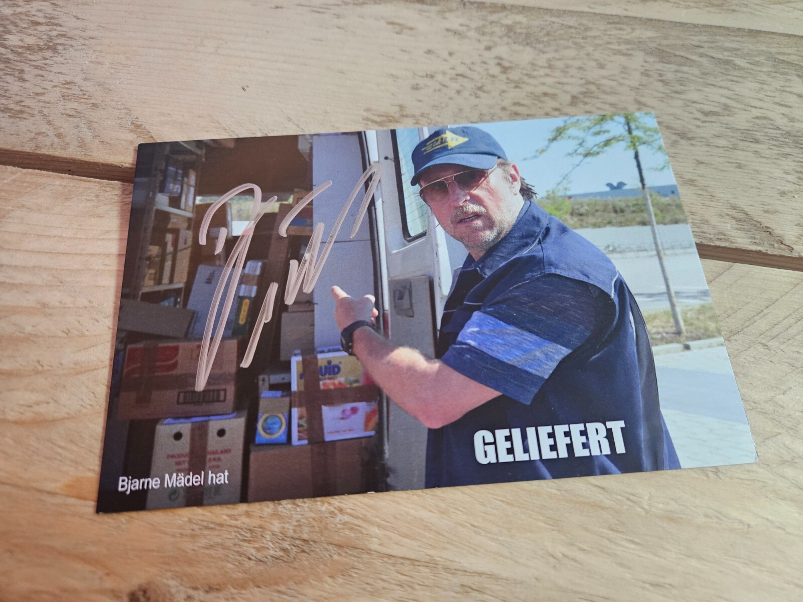 BJARNE GIRL - signed autograph card 10x15 autograph (3267)