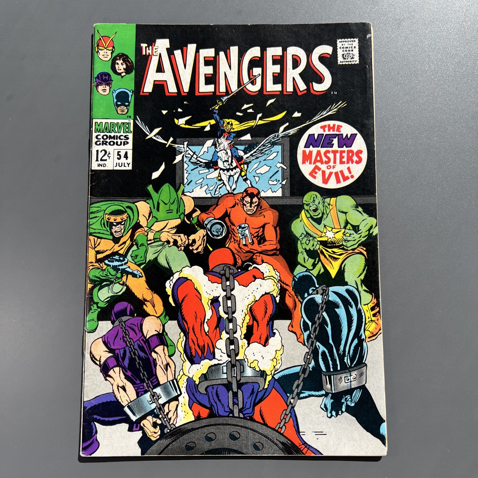 Avengers #54 1st Cameo Appearance of Ultron Marvel Comics July 1968 Avengers #54 1st Cameo Appearance of Ultron Marvel Comics July 1968