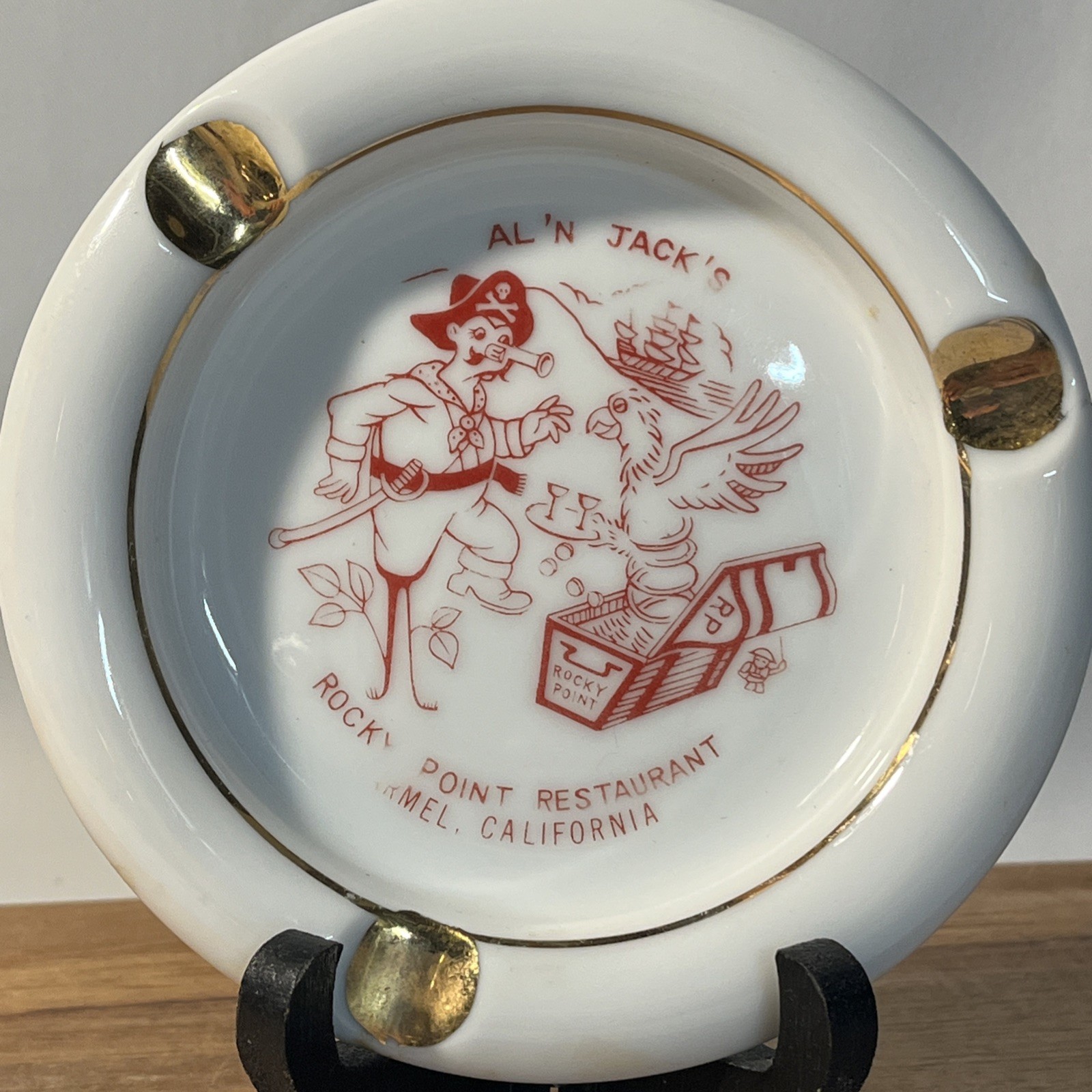 Vtg Al N’ Jacks Rocky Point Resteraunt Ashtray