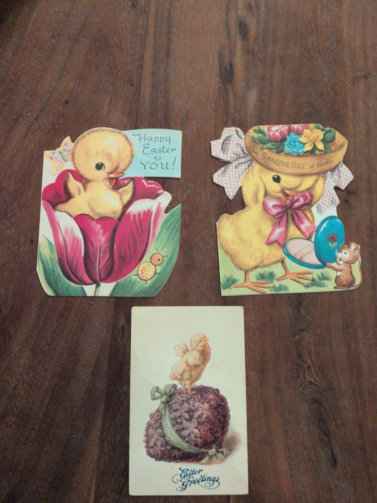 vintage easter cards lot