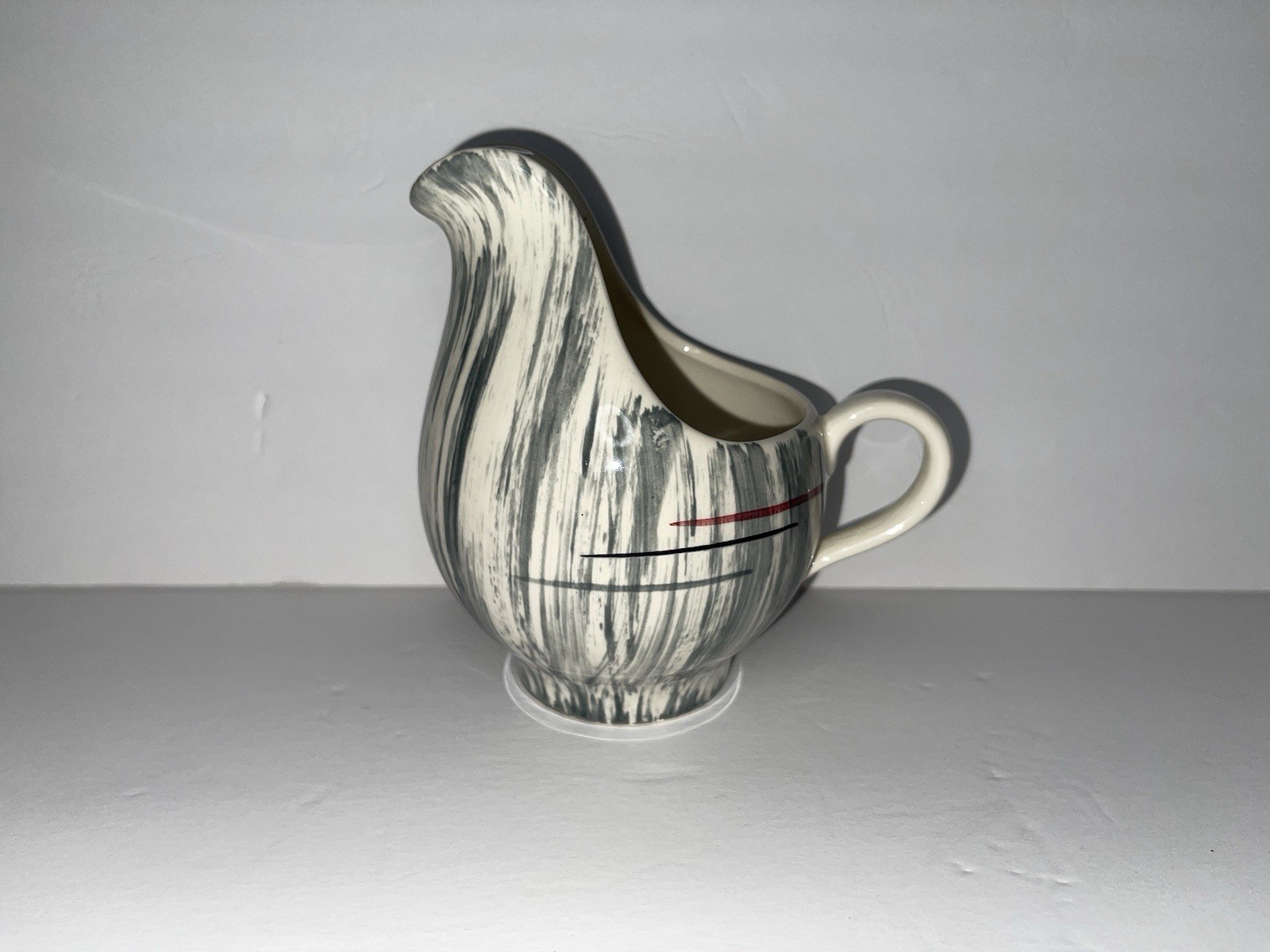 Hiawatha China by Stetson Creamer Mid Century Modern 5.5” Tall Made In USA
