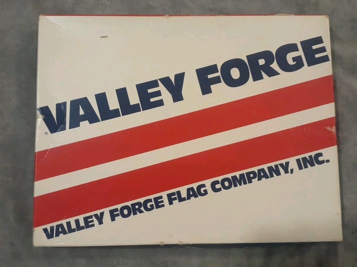 Flag Flown Over Capitol For Senator Bob Dole 1986 Valley Forge With Box