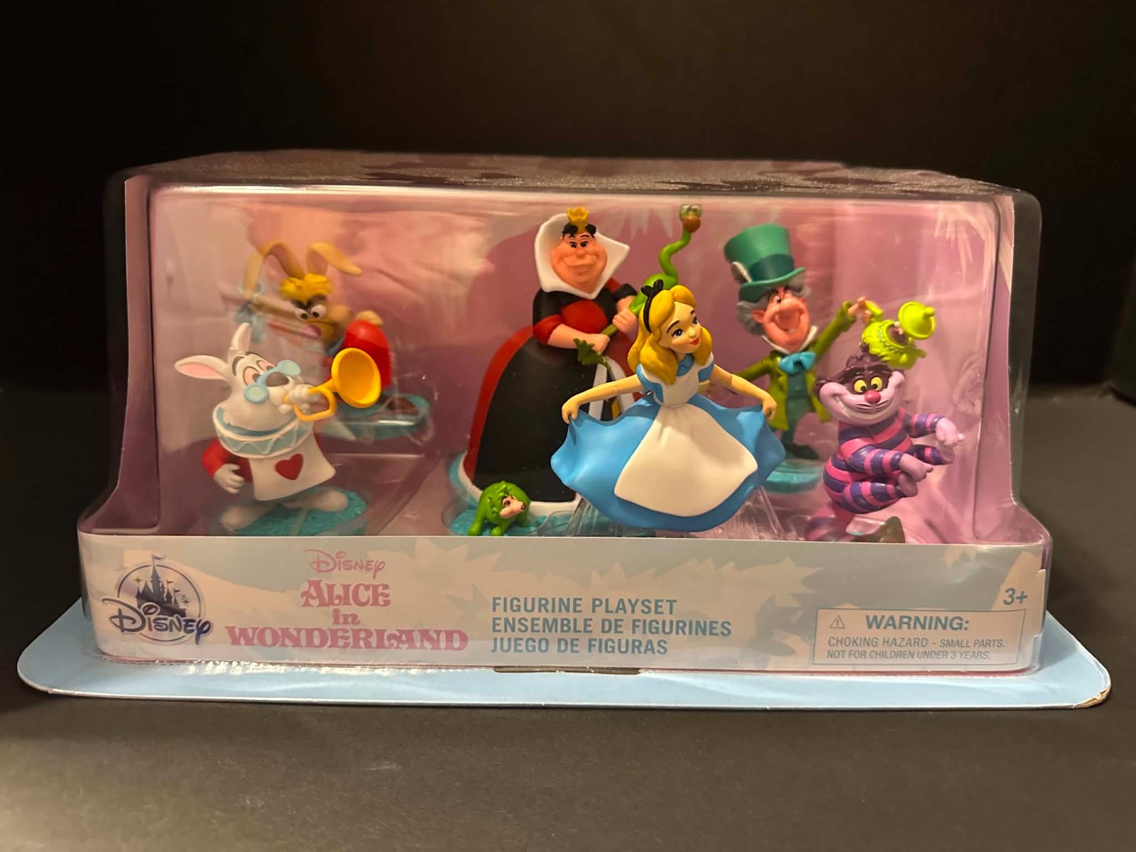Disney Store Authentic Alice In Wonderland 6 pc. Figurine EXTREMELY Hard To Find