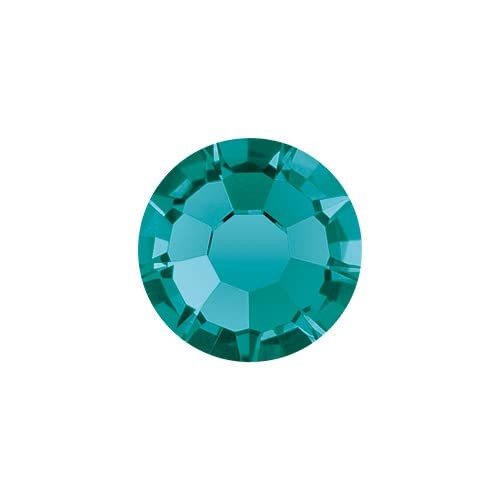 144-Pc SS20 Preciosa Maxima Czech Crystal Flat Back Rhinestones, Blue Zircon