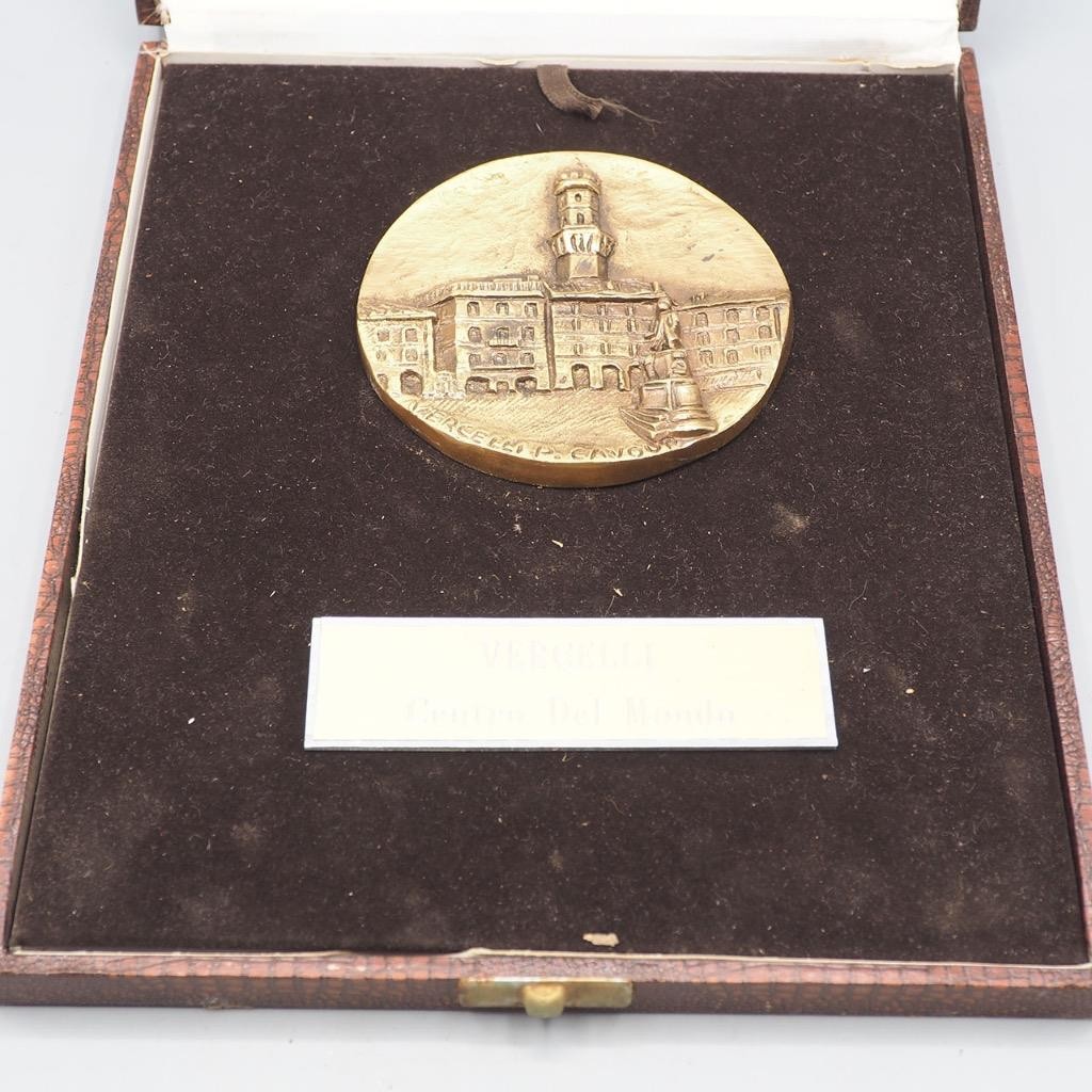 Vercelli Italy Medal Plaque w/ Box